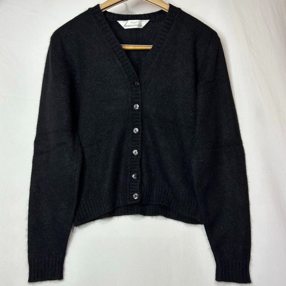 ST Michael Sweaters - ST Michael from Marks and Spencer Women's Cardigan Size‎ 10 Black